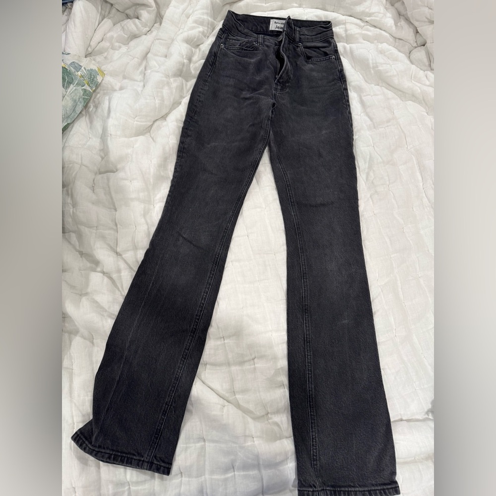 Reformation washed black Denim Jeans